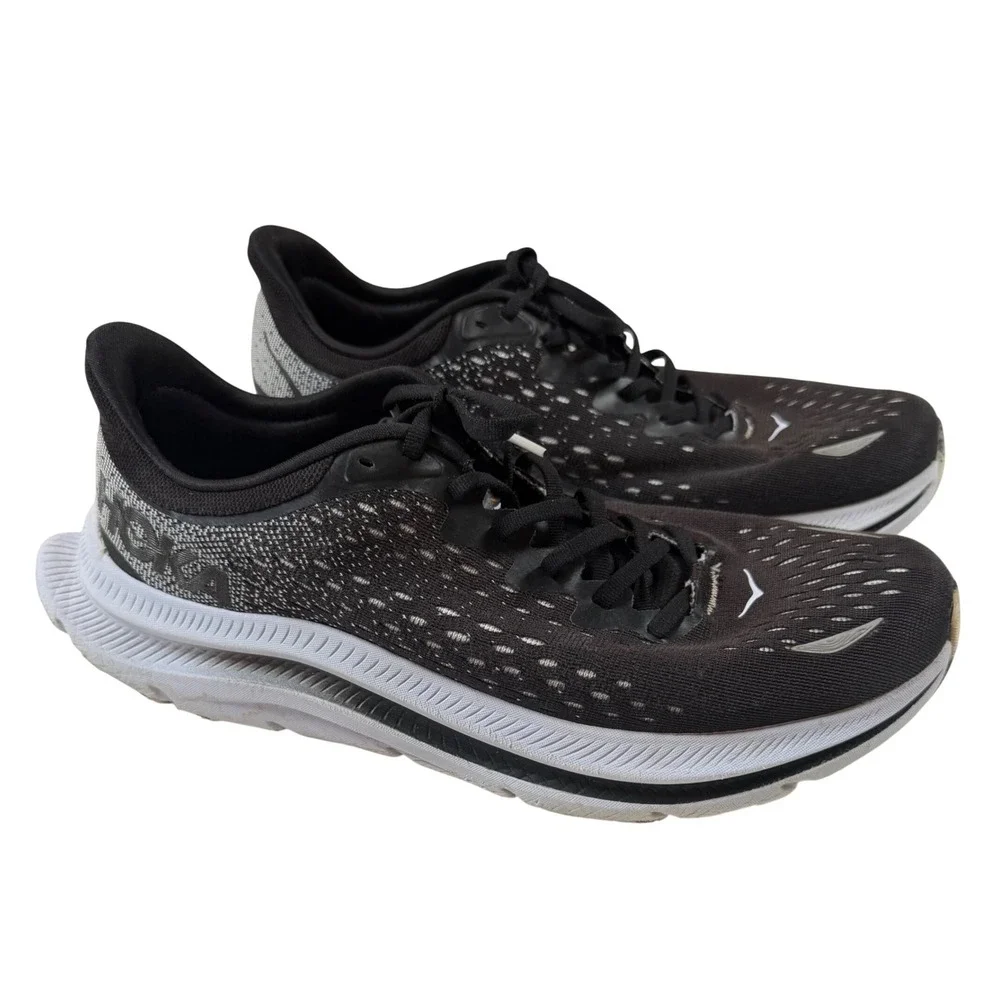 Hoka Kawana Women's 11 Running Shoes Black White 1123164 BWHT Sneaker